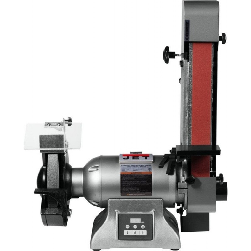 JET 8-Inch Variable Speed Industrial Grinder and 2...