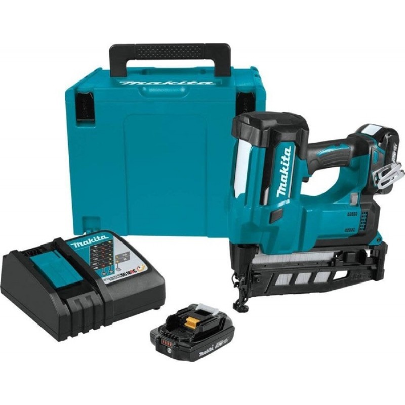 Makita 18V LXT 2 1/2in Straight Finish Nailer Kit ...