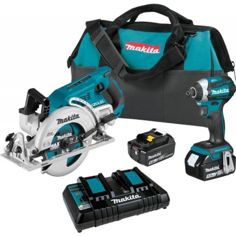 Makita 18V LXT 2pc Combo Kit Lithium Ion Brushless...