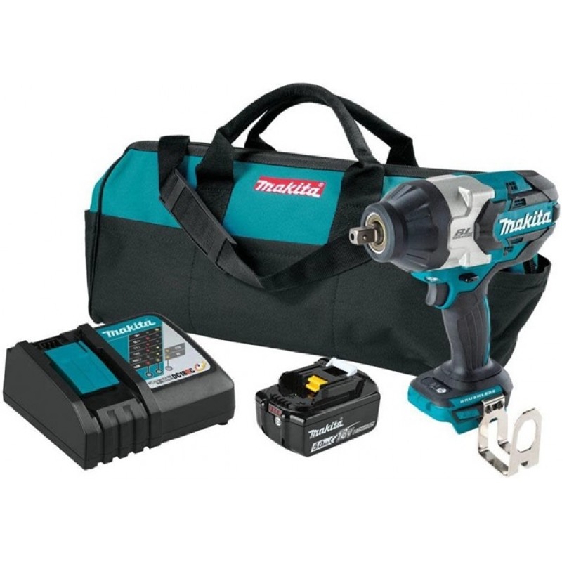 Makita 18V LXT 5Ah Cordless 3-Speed 1/2 Inch Sq. D...