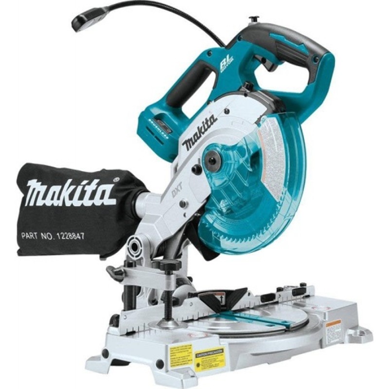 Makita 18V LXT 6 1/2in Compact Dual-Bevel Compound...