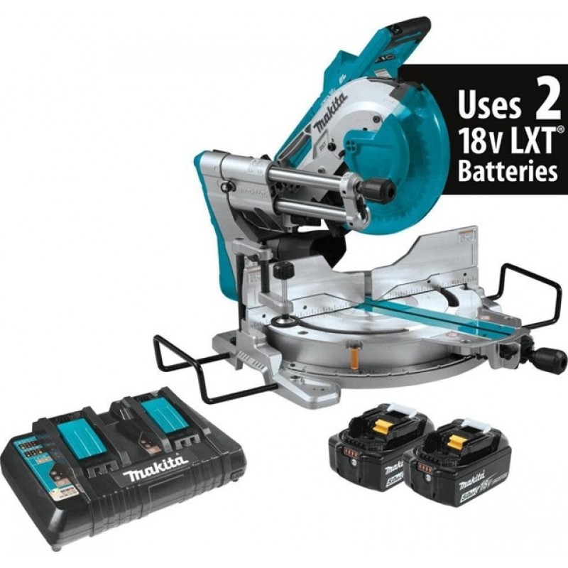 Makita 18V X2 (36V) LXT 10in Miter Saw 5Ah Kit AWS...