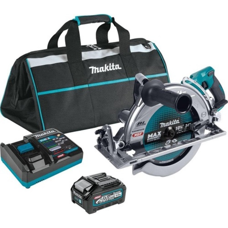 Makita 40V max XGT Circular Saw Kit Rear Handle 10...