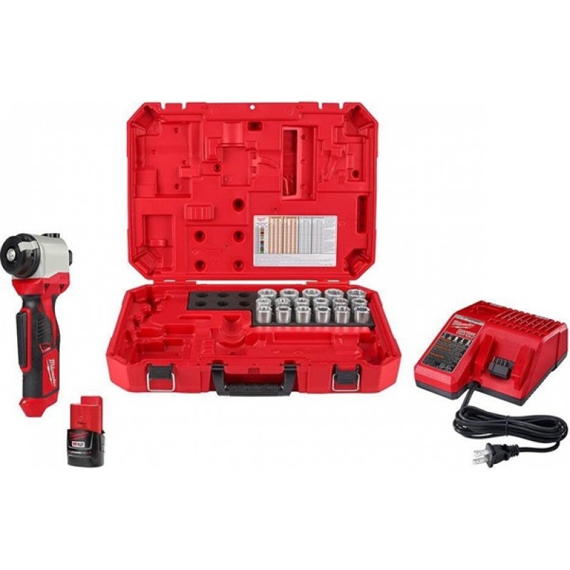 Milwaukee M12 Cable Stripper Kit with 17 Cu THHN /...