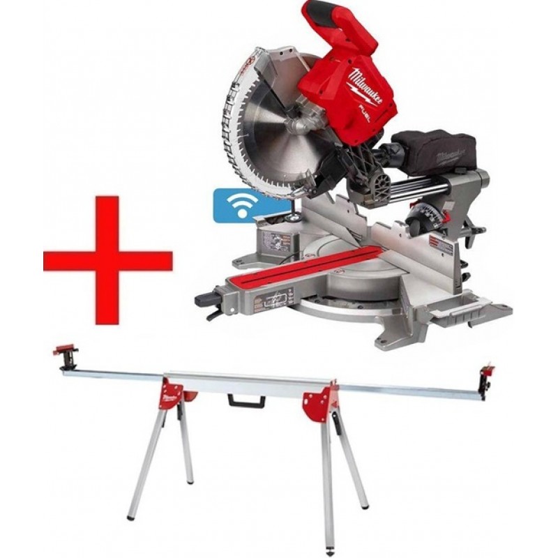 Milwaukee M18 10 Inch Miter Saw Kit with Battery, ...