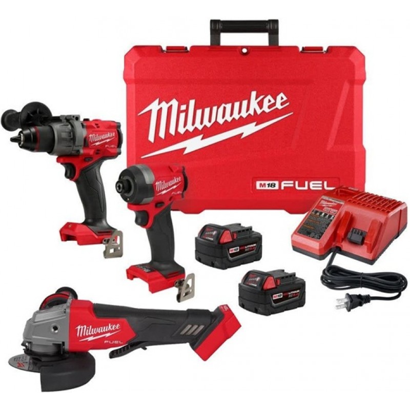 Milwaukee M18 FUEL 1/2 Inch Hammer Drill, 1/4 Inch...