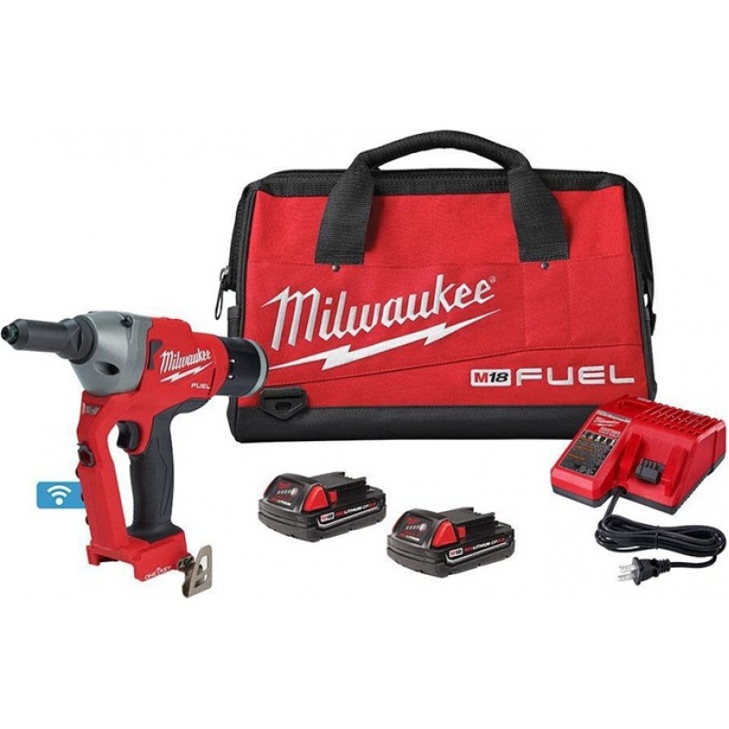 Milwaukee M18 FUEL 1/4inch Blind Rivet Tool with O...