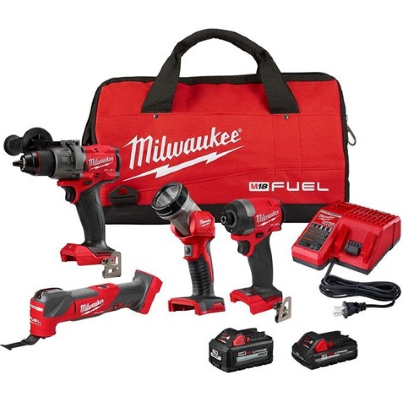 Milwaukee M18 FUEL 4 Tool Combo Kit
