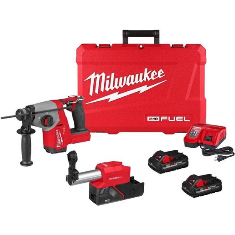Milwaukee M18 FUEL 5/8 Inch SDS Plus Rotary Hammer...