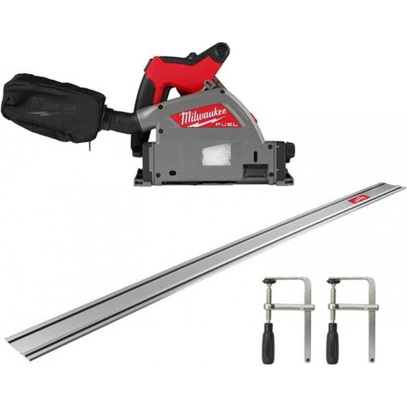 Milwaukee M18 FUEL 6 1/2 Inch Plunge Track Saw (Ba...