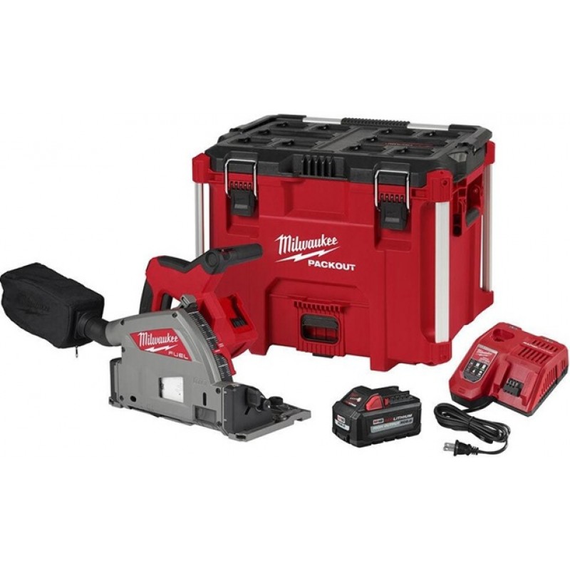 Milwaukee M18 FUEL 6 1/2inch Plunge Track Saw Kit