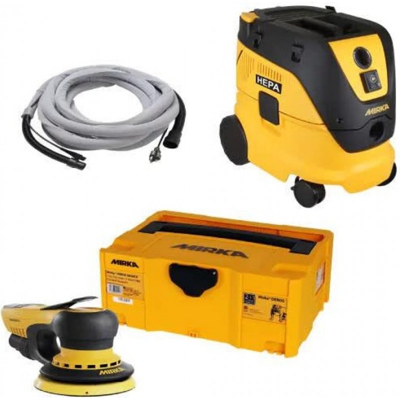 Mirka 5in 5mm Orbit Sander Electric Dust Free Basi...