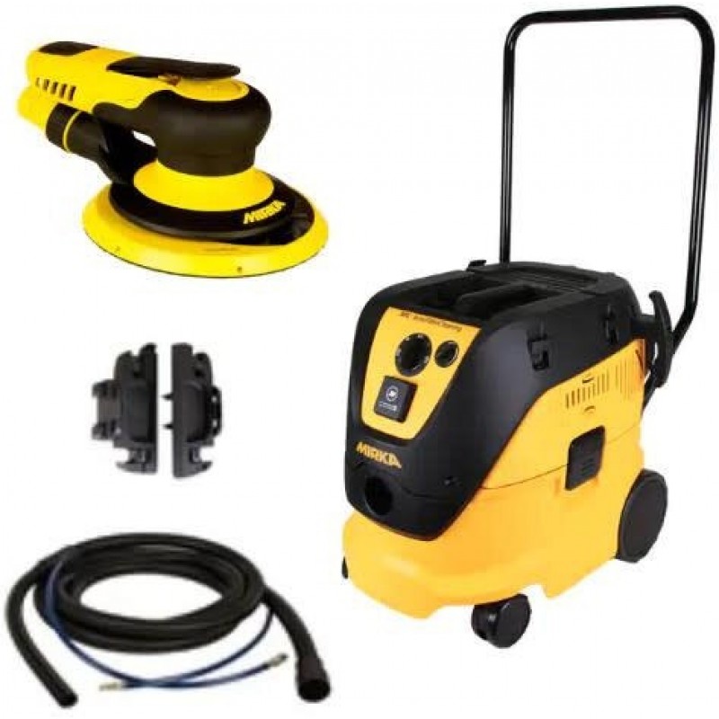 Mirka 6in 5mm Orbit Sander Dust Free Handle System
