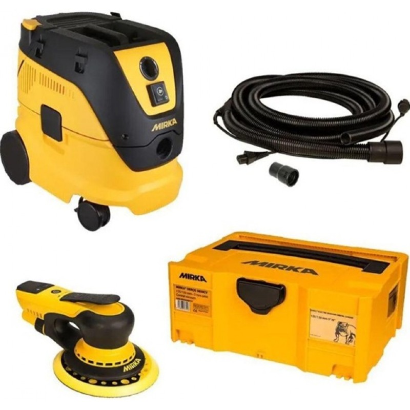 Mirka 6in 5mm Orbit Sander Electric Dust Free Basi...