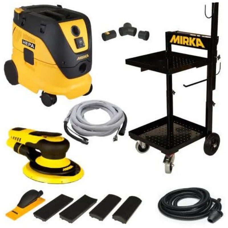Mirka 6in 5mm Orbit Sander Electric Dust Free Trol...