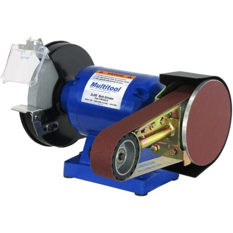 Multitool Grinders 120V 1HP Electric Belt Grinder,...