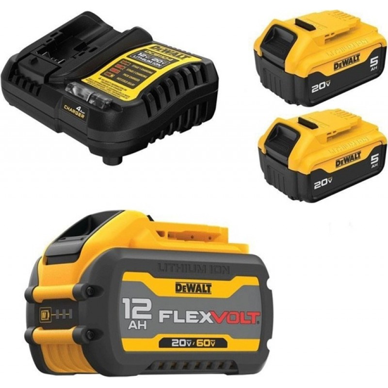 DEWALT 20/60V MAX Flexvolt 12Ah Battery & 20V ...