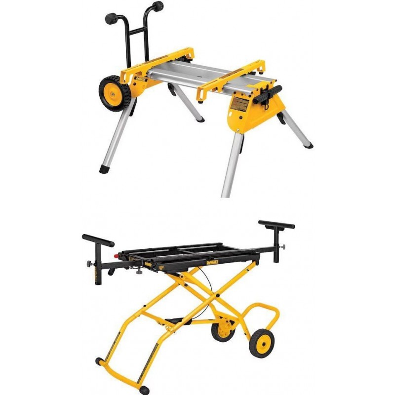 DEWALT Rolling Table Saw Stand & Rolling Miter...