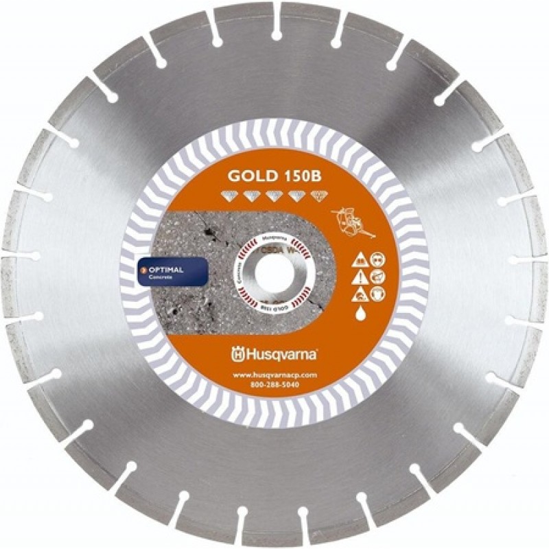 Husqvarna Construction Gold 150B 26 Inch Gold Segm...
